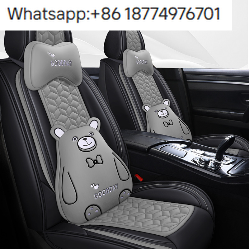 Leather Car Seat Covers Full Set Universal - 2025年新入荷 5人乗り車用シート保護ユニバーサルレザー防水カーシートカバーフルセット高級