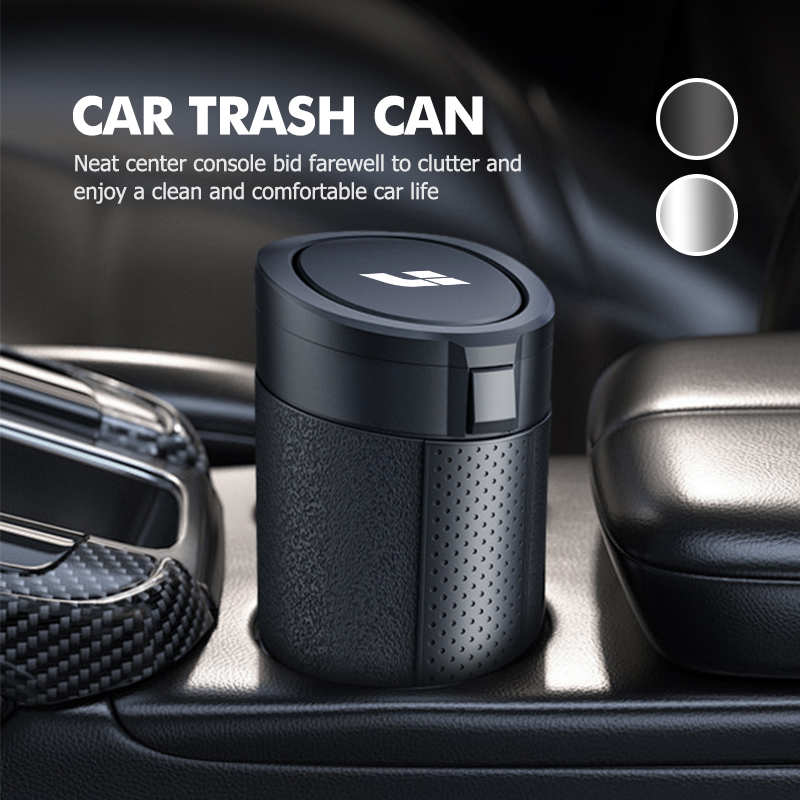 Waterproof Car Trash Can With Lid - 車のゴミ箱耐久性のある防水 ABS ゴミ収納ボックスリーディングアイデアル L7 L8 L9