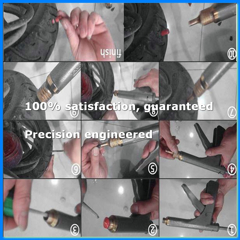 Auto Repair Tools - 車のタイヤ修理ツール タイヤ修理キット 自動車バイクタイヤ修理 パンク修理プラグ ガレージ バイクホイール真空キット、ラジアルラバー-ABAM