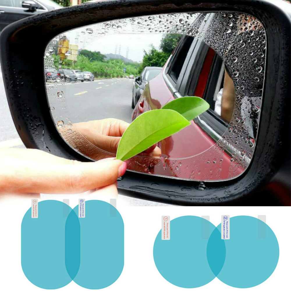 Anti Glare Car Rearview Mirror Film - 車のバックミラー用防雨フィルム防曇ステッカー防水アンチグレアサイドウィンドウ撥水フィルム