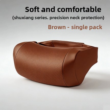 Memory Foam Car Neck Pillow Lumbar Support - メモリーフォーム製車用ネックピロー PUレザー製車用ヘッドレストピロー 車用ネックレストシートヘッドレストクッションパッド 車内アクセサリー