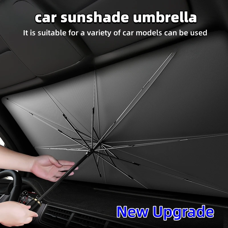 多目的便利な折りたたみ式車のフロントガラスサンシェードインテ - Car Sunshade Windshield Umbrella Foldable のレビューと価格