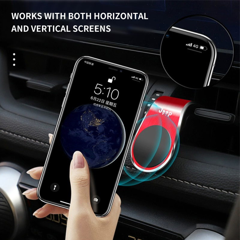 車の磁気エアベントクリップ、電話ホルダー、調整可能な回転、ジ - Magnetic Phone Holder For Car Vent のレビューと価格