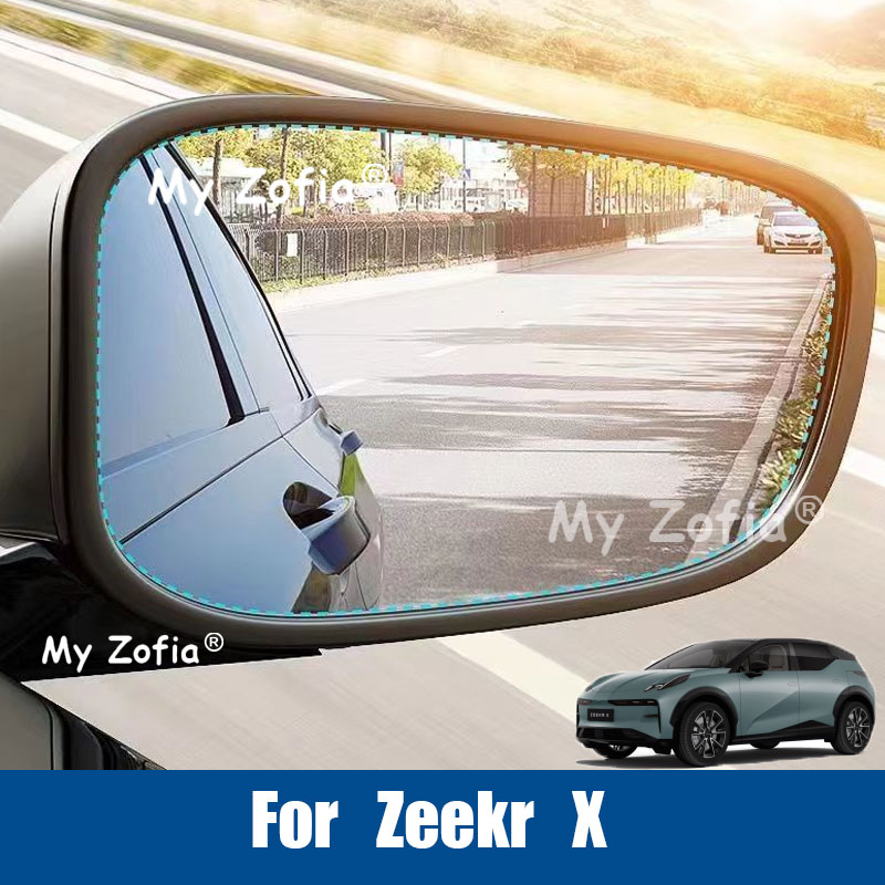 Zeekr X 2026 2027 車のバックミラー防雨フィ - Anti Glare Car Rearview Mirror Film のレビューと価格