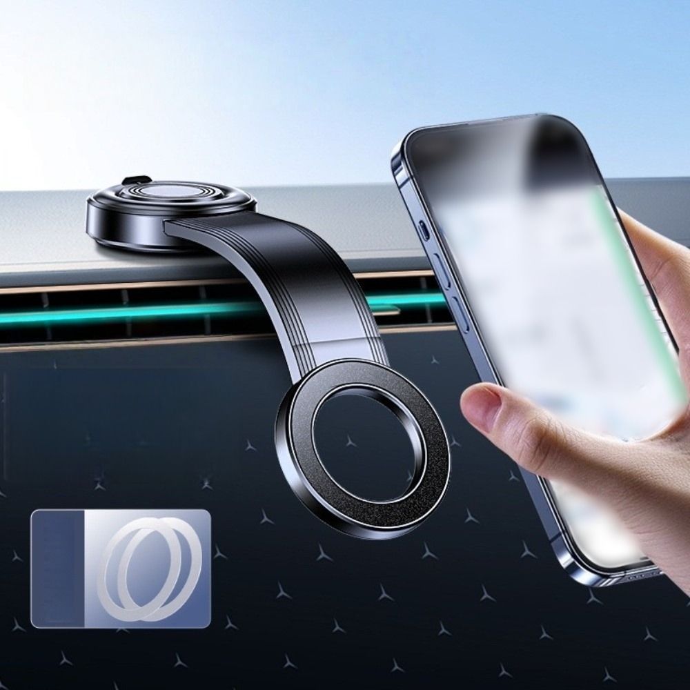 新型マグネット式車載スマホホルダー 360度回転 °   回 - Magnetic Phone Holder For Car Vent のレビューと価格