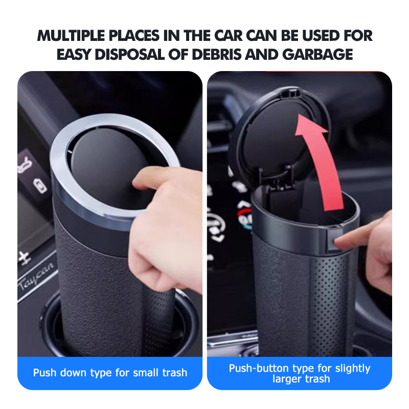 車用ゴミ箱 耐久性のある防水ABSゴミ収納ボックス NO用 - Waterproof Car Trash Can With Lid のレビューと価格