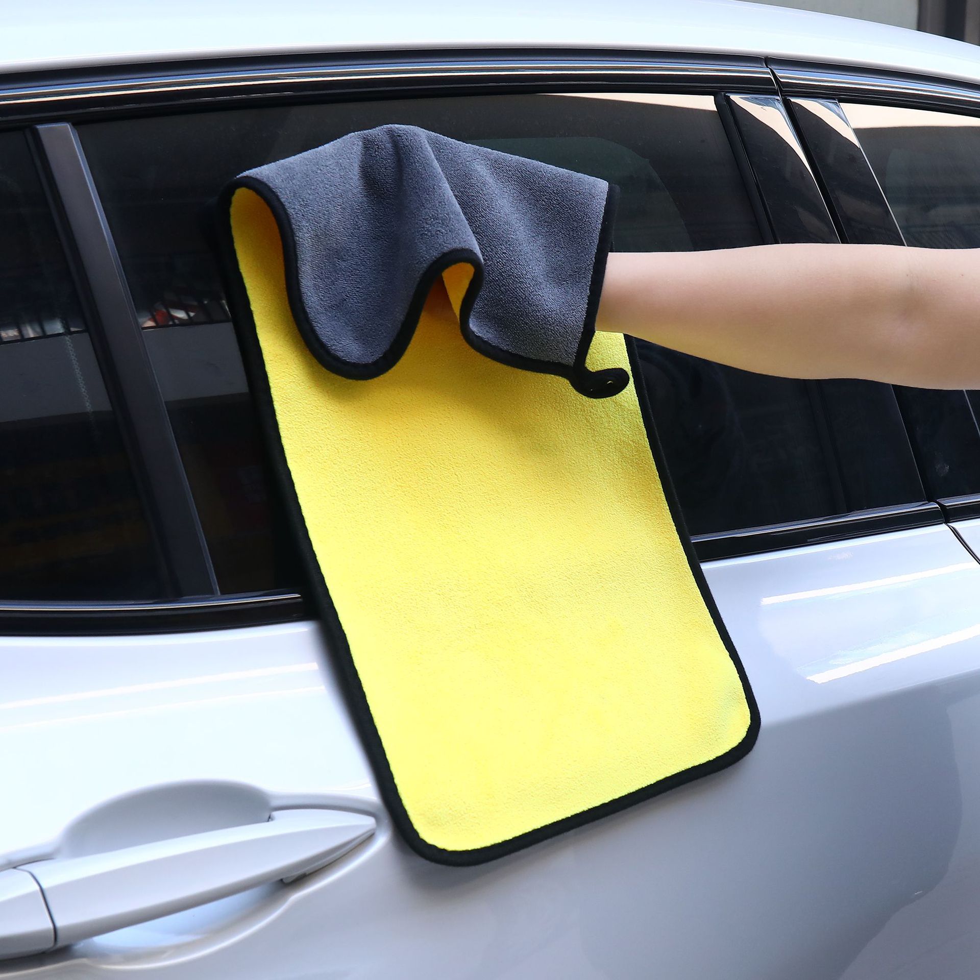 車用クリーニングタオル マイクロファイバークロス ソフト 超 - Microfiber Car Drying Towel Super Absorbent のレビューと価格