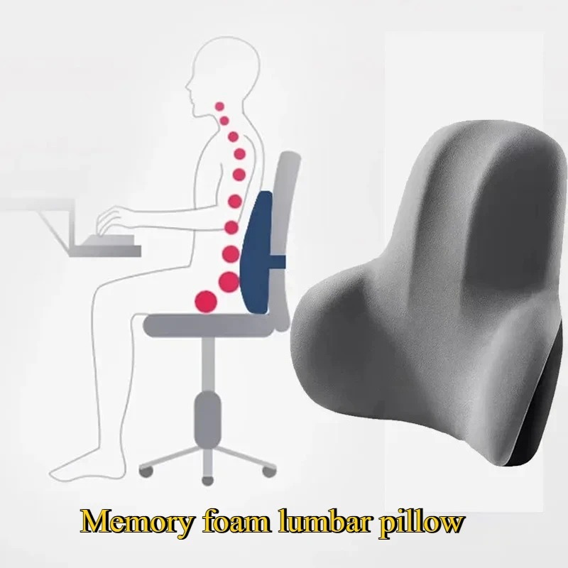 2025年改良版整形外科用メモリーフォーム腰椎クッション、車 - Memory Foam Car Neck Pillow Lumbar Support のレビューと価格