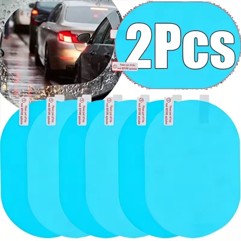 2/1 個ユニバーサル防曇アンチグレア防雨カートゥーニングバ - Anti Glare Car Rearview Mirror Film のレビューと価格