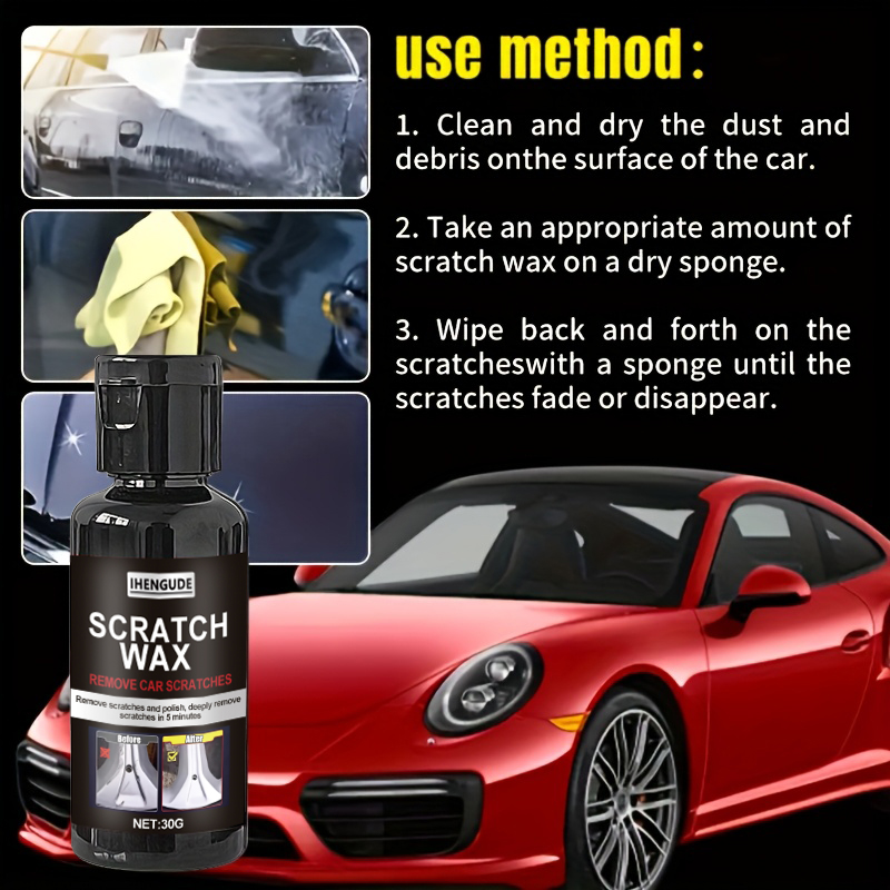 30g入りの車用傷補修ペースト、車磨きワックス、傷補修剤、ク - Car Scratch Repair Polishing Wax Paste のレビューと価格