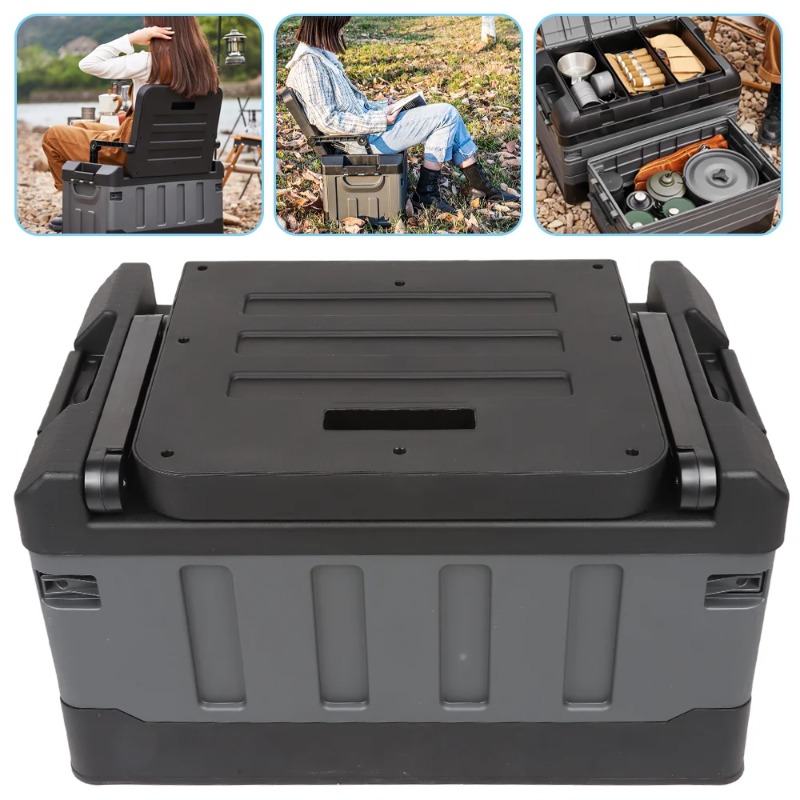大型折りたたみ収納ボックスポータブル防水コンテナ屋外ケース耐 - Car Trunk Organizer Foldable Storage Box のレビューと価格