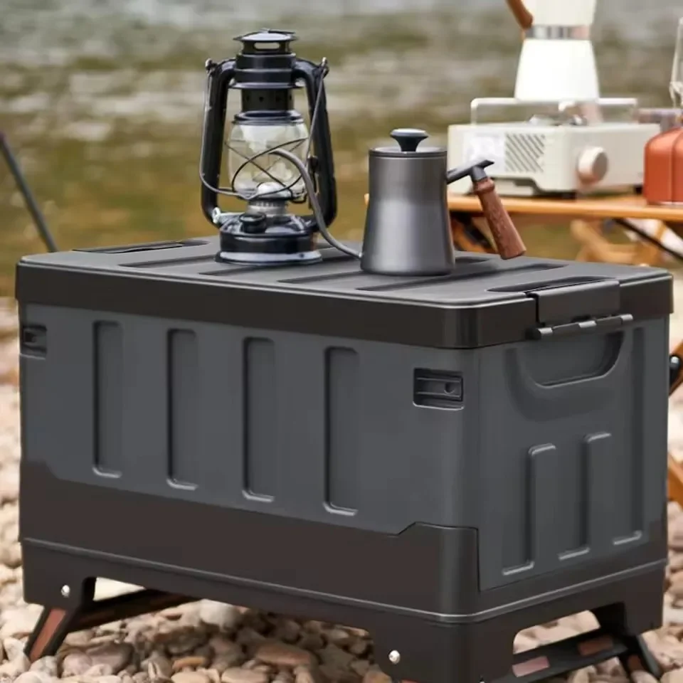 キャンプ用大型防水収納ボックス - 折りたたみ式アウトドアコ - Car Trunk Organizer Foldable Storage Box のレビューと価格