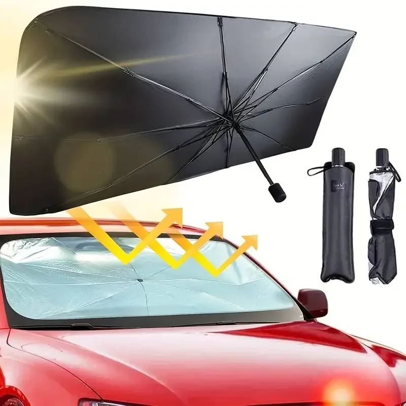 車のシート用の折りたたみ式サンシェード,フロントガラス,パラ - Car Sunshade Windshield Umbrella Foldable のレビューと価格