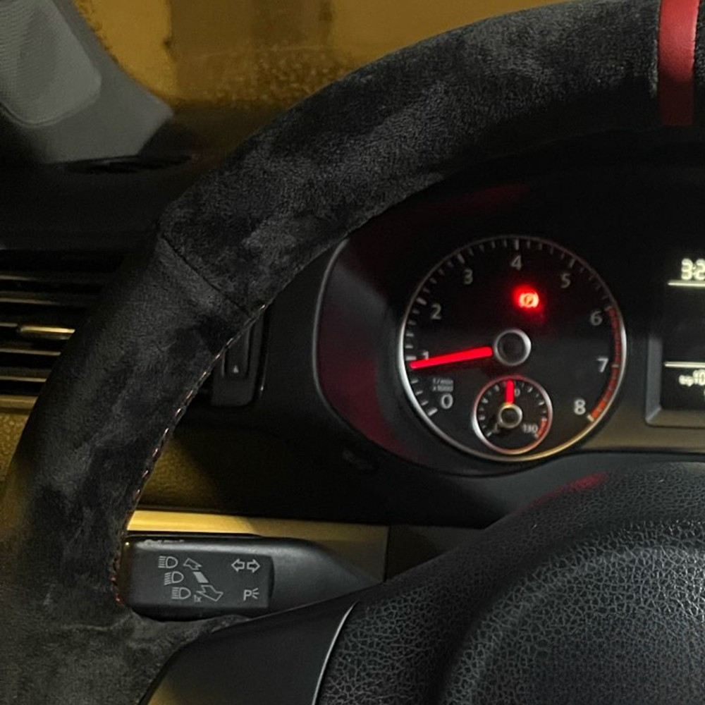フォルクスワーゲンゴルフ6,mk6,ポロ,mk5,2010- - Car Steering Wheel Cover Anti Slip Breathable のレビューと価格