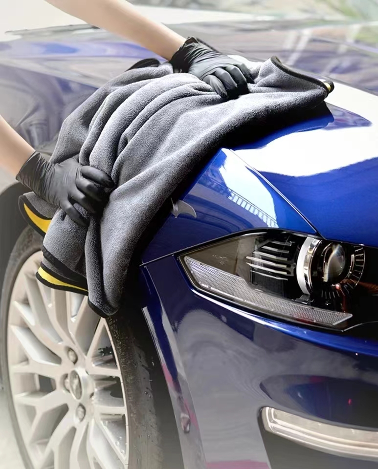 マイクロファイバークリーニングタオル超吸収性厚みのあるソフト - Microfiber Car Drying Towel Super Absorbent のレビューと価格