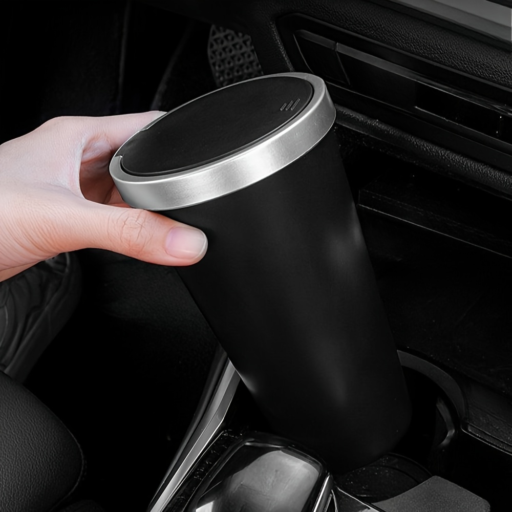 コンパクトで漏れ防止のミニカー用ゴミ箱、簡単に開閉できるポッ - Waterproof Car Trash Can With Lid のレビューと価格