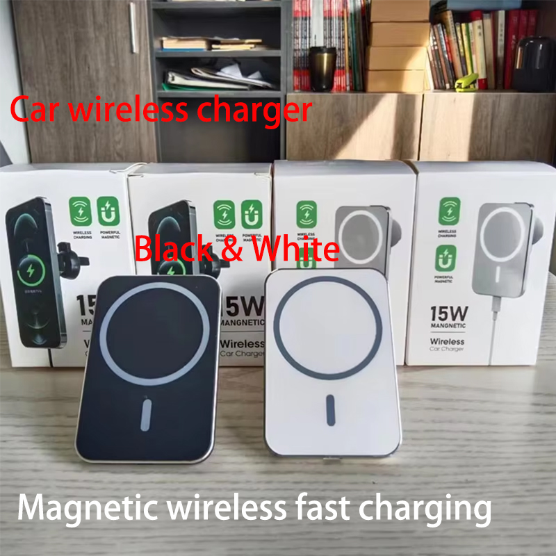 15Wマグネット式車載ワイヤレス充電器 Magsafe対応  - Wireless Car Charger Mount Fast Charging のレビューと価格