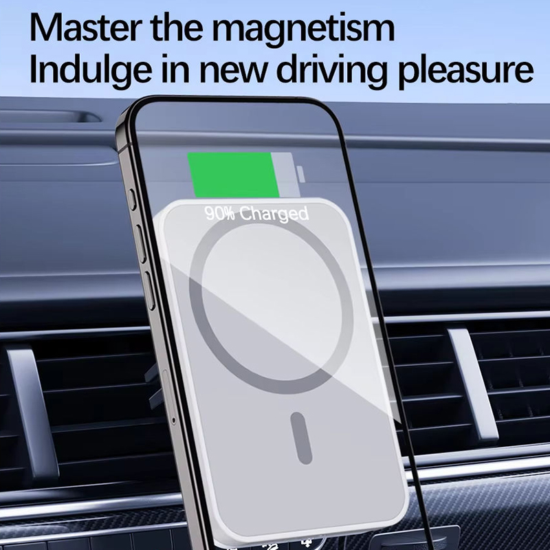 15Wマグネット式車載ワイヤレス充電器 Magsafe対応  - Wireless Car Charger Mount Fast Charging のレビューと価格