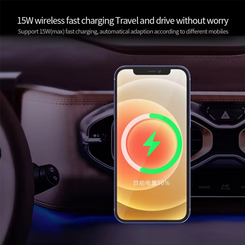 15Wマグネット式車載ワイヤレス充電器 Magsafe対応  - Wireless Car Charger Mount Fast Charging のレビューと価格