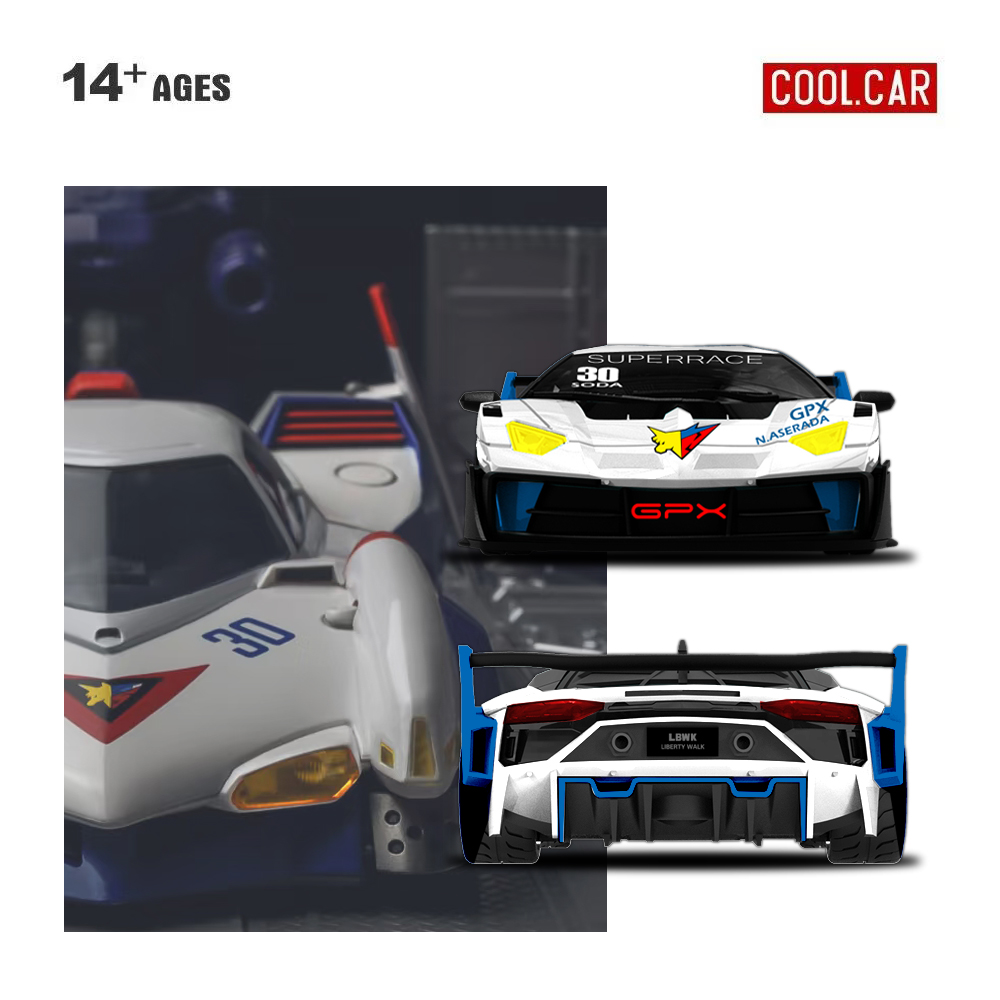 クールカー 1:64 GTEVO スーパーレース エレクトロ - Car Electronics のレビューと価格