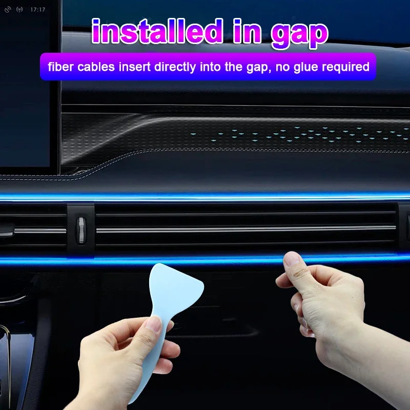 車内雰囲気ライトアンビエント LED ライトストリップ RG - Led Ambient Interior Car Lights App Control のレビューと価格