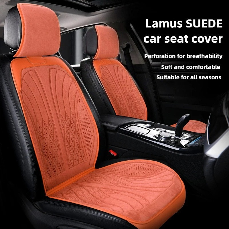 高級スエードレザーカーシート保護マット四季通用ユニバーサルカ - Leather Car Seat Covers Full Set Universal のレビューと価格