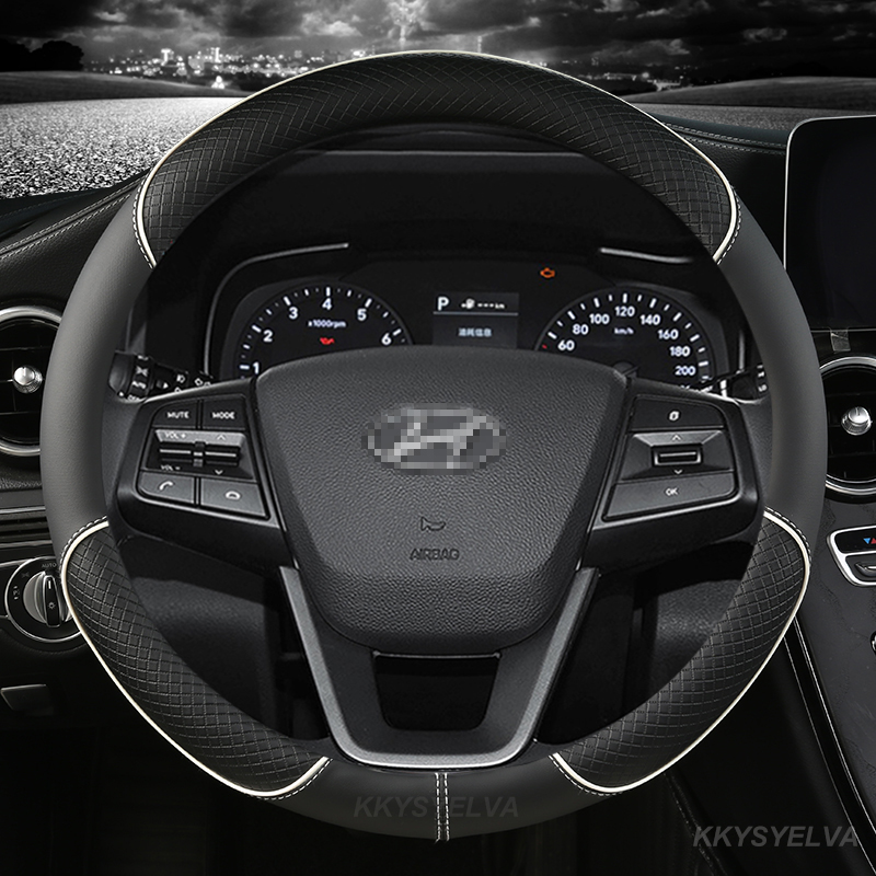 マイクロファイバー革車のステアリングホイールカバー抗スリップ - Car Steering Wheel Cover Anti Slip Breathable のレビューと価格