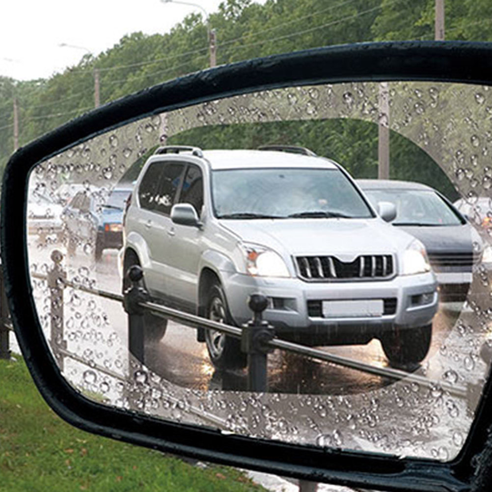 5組セット 車用リアビュー防雨フィルム ペット素材 反射防止 - Anti Glare Car Rearview Mirror Film のレビューと価格
