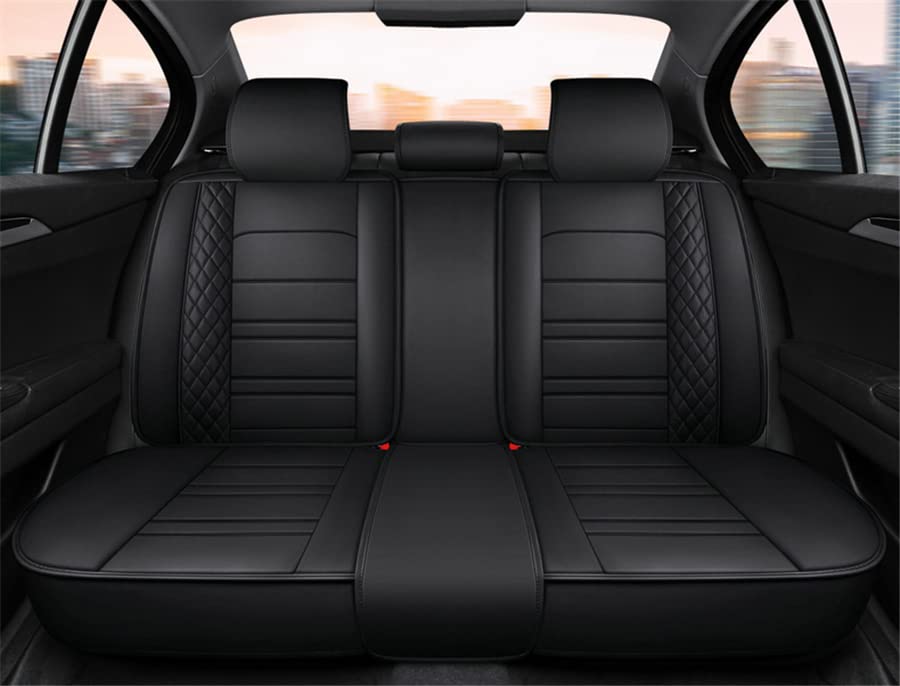 オートシートクッションカバー、PUレザープロテクターセット、 - Leather Car Seat Covers Full Set Universal のレビューと価格