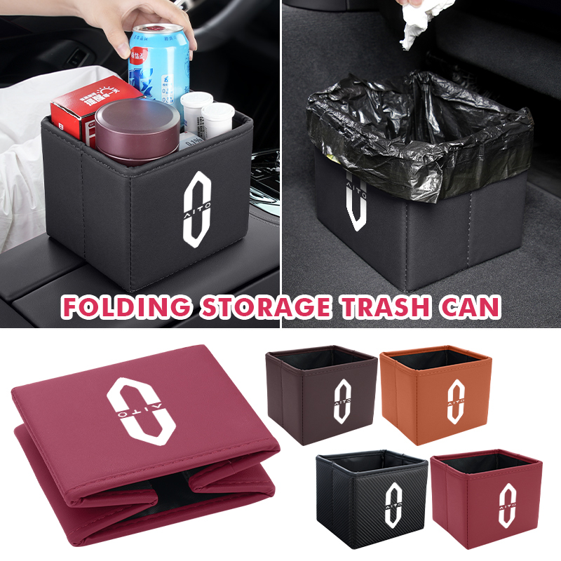車のゴミ箱折りたたみ式ゴミ防水オーガナイザーバッグ Aito - Waterproof Car Trash Can With Lid のレビューと価格