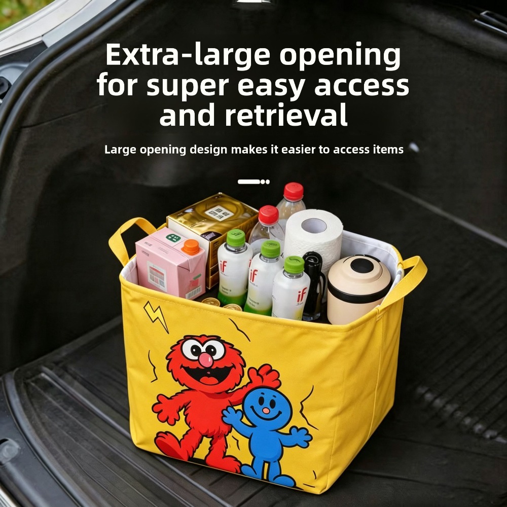 折りたたみ式車用トランク収納ボックス 多機能車載雑物オーガナ - Car Trunk Organizer Foldable Storage Box のレビューと価格