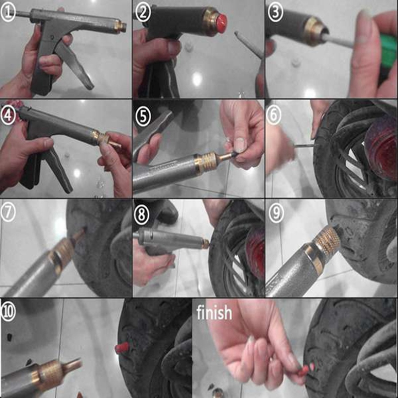 車のタイヤ修理ツール タイヤ修理キット 自動車バイクタイヤ修 - Auto Repair Tools のレビューと価格