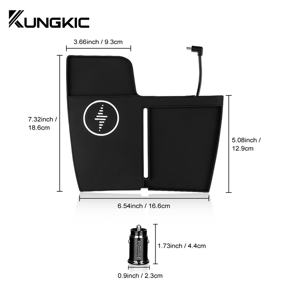 フォード フォーカス 2019 2020 2021 2022 - Wireless Car Charger Mount Fast Charging のレビューと価格