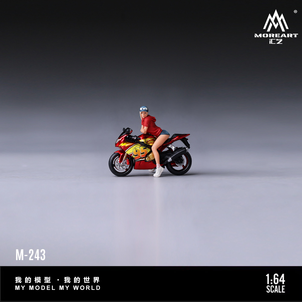 MoreArt 1:64 レジン製モデルバイク ライトニング - Motorcycle Parts のレビューと価格