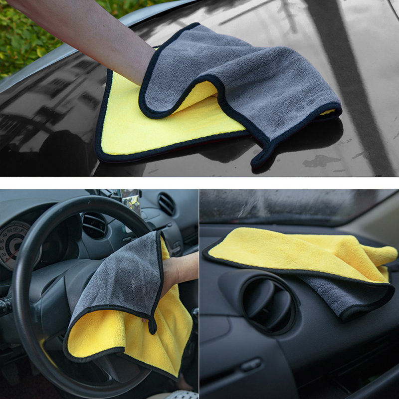 特厚車用マイクロファイバー乾燥タオル 吸水性抜群 車洗浄タオ - Microfiber Car Drying Towel Super Absorbent のレビューと価格