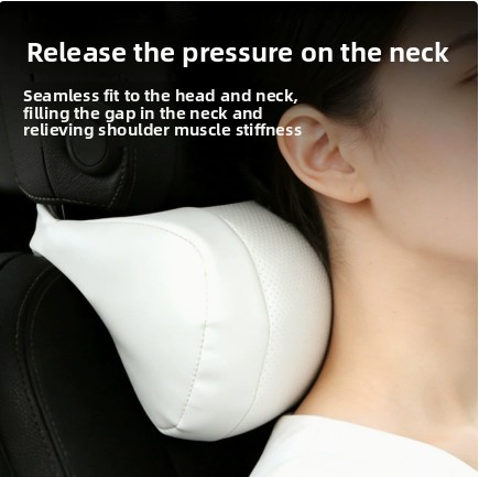メモリーフォーム製車用ネックピロー PUレザー製車用ヘッドレ - Memory Foam Car Neck Pillow Lumbar Support のレビューと価格
